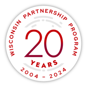 Wisconsin Partnership Program 20 years seal