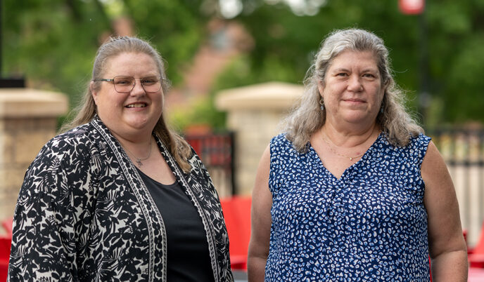 Tammy Kincaid and Crystal Meier