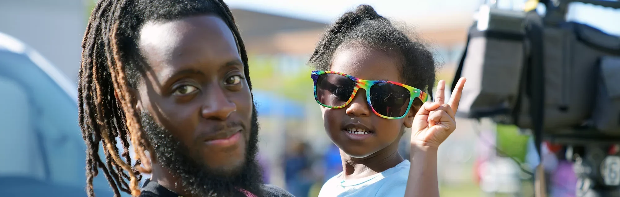 Marcus Hogans and daughter Mahlia