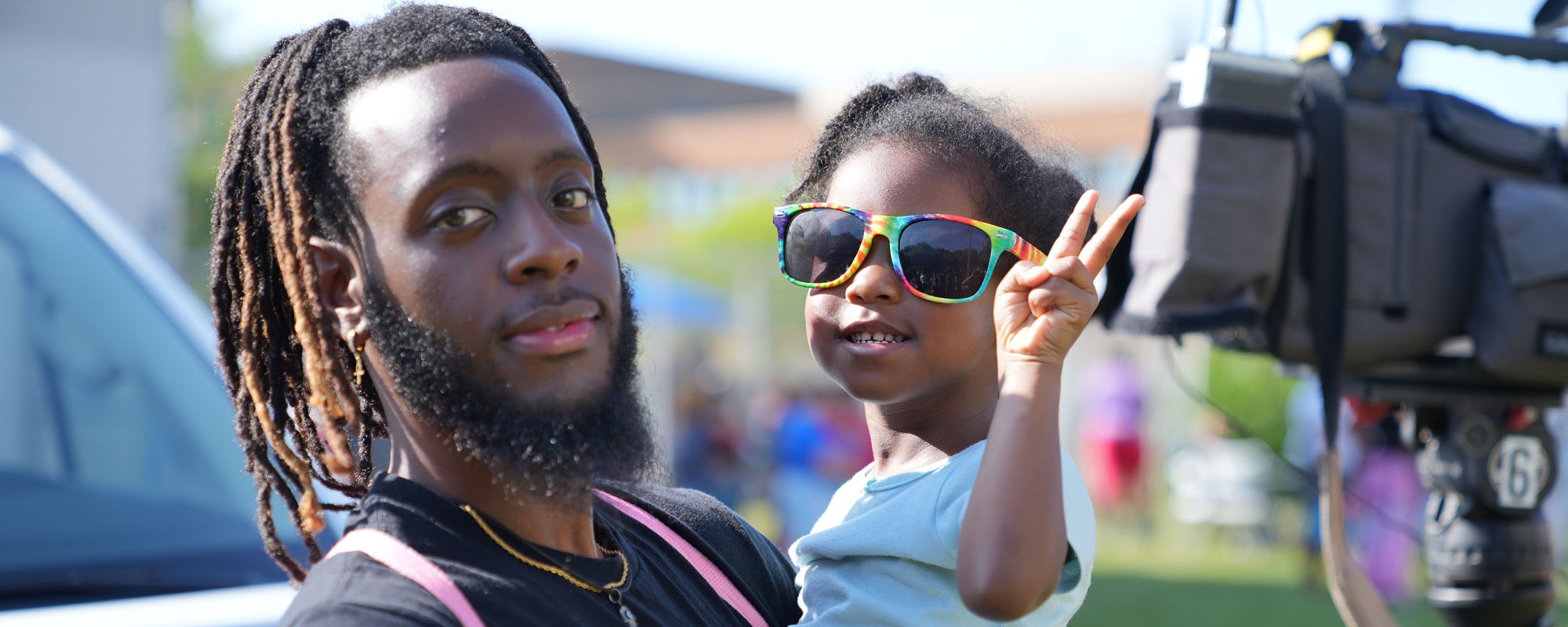 Marcus Hogans and daughter Mahlia